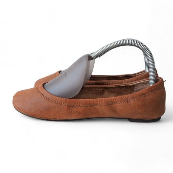Lucky Brand Emmie Ballet Flats Bourbon Winter Haze (Brown) Women's 7.5M - Picture 2 of 12